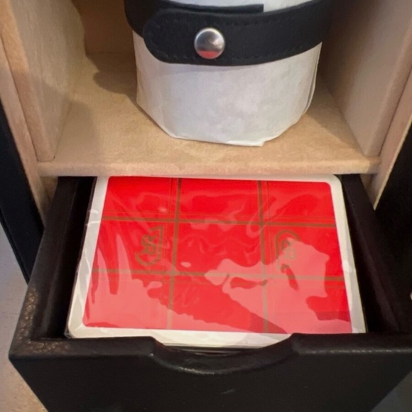 Black Leather Hemingway Whiskey Set - Picture 3 of 5